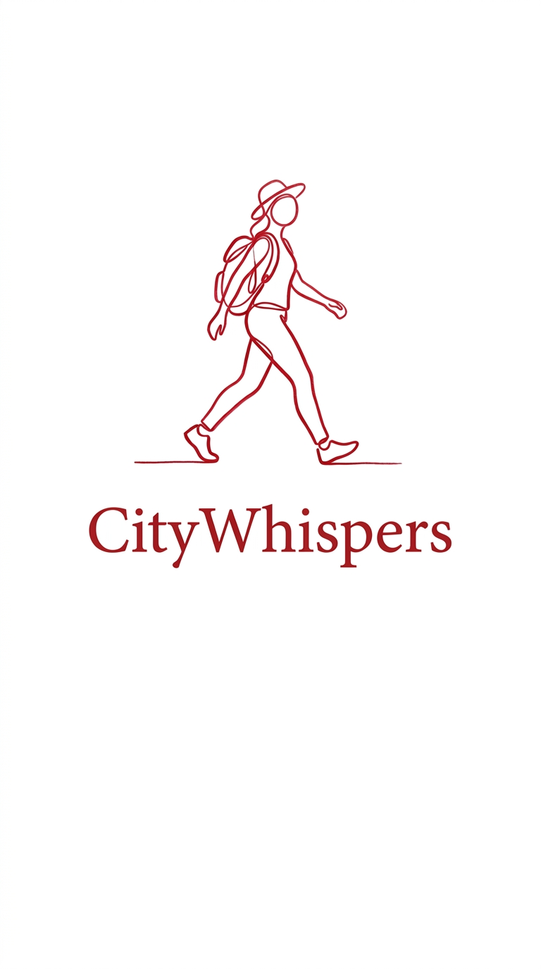 CityWhispers walking guide logo